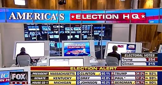 Election 2016 studio